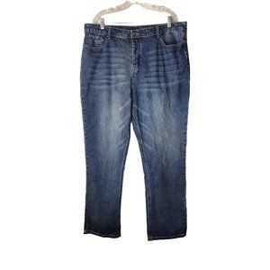 Lace Grace Jeans Womens 16 Straight Button Fly